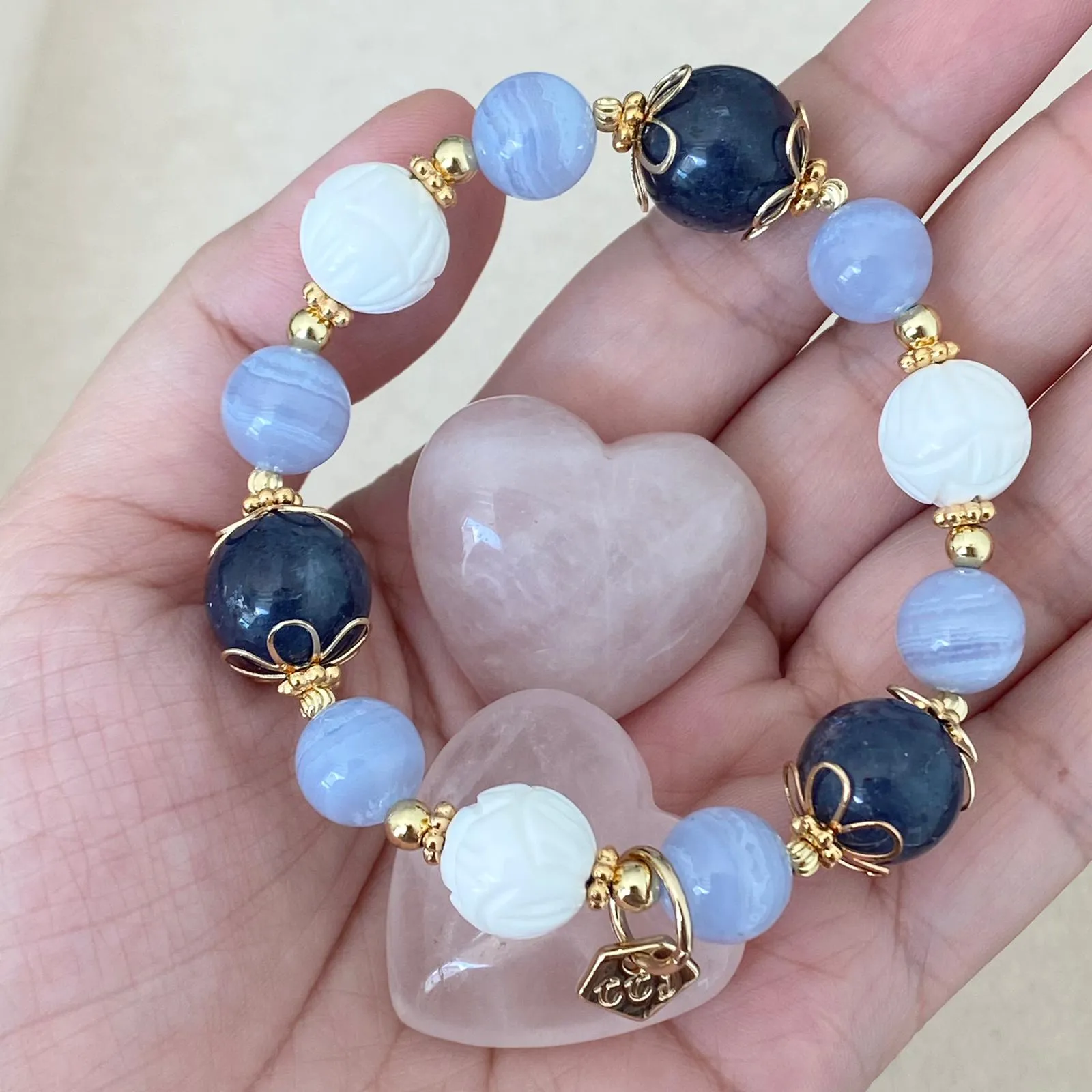 Iolite Coral Candy Bracelet