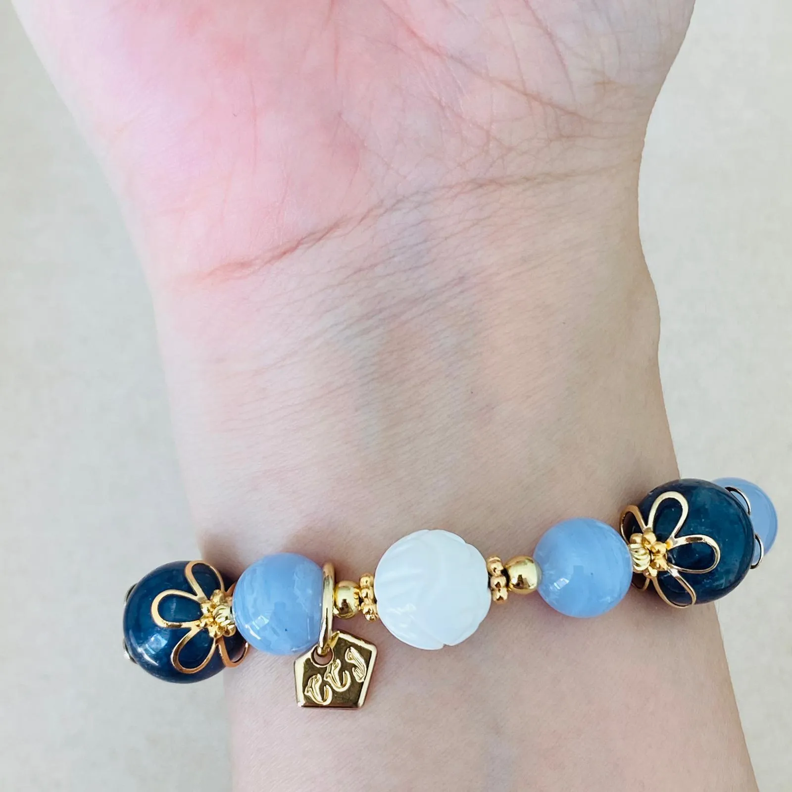 Iolite Coral Candy Bracelet