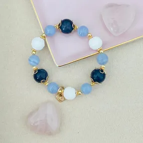 Iolite Coral Candy Bracelet