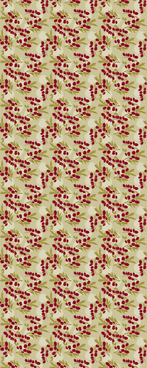 Ivory Damson - Tencel - Fabric