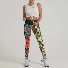 Japanese Viper Oni Leggings
