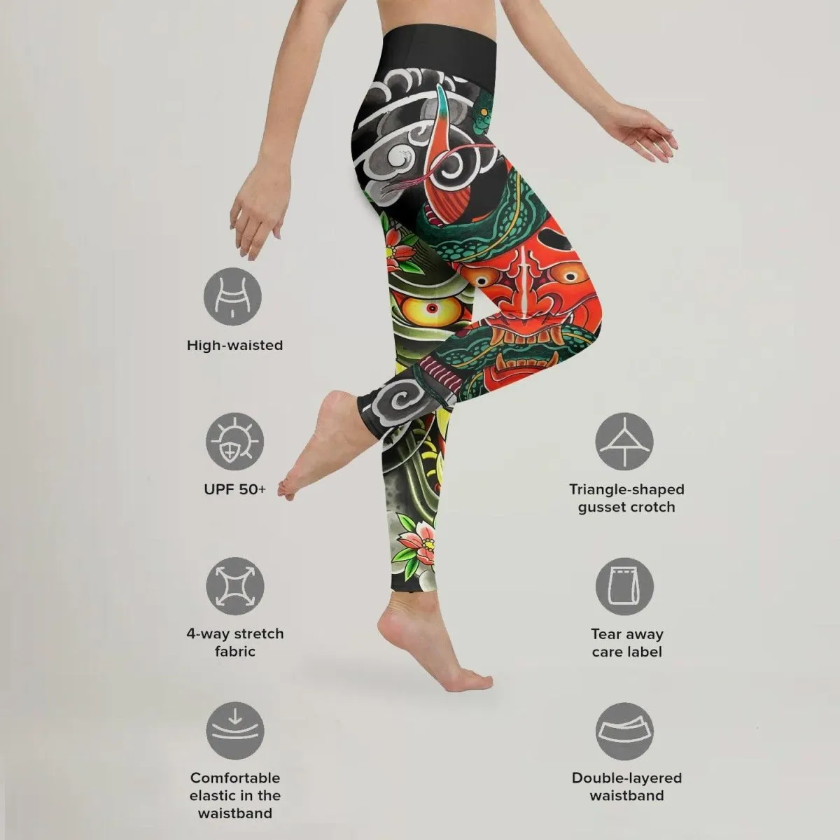 Japanese Viper Oni Leggings