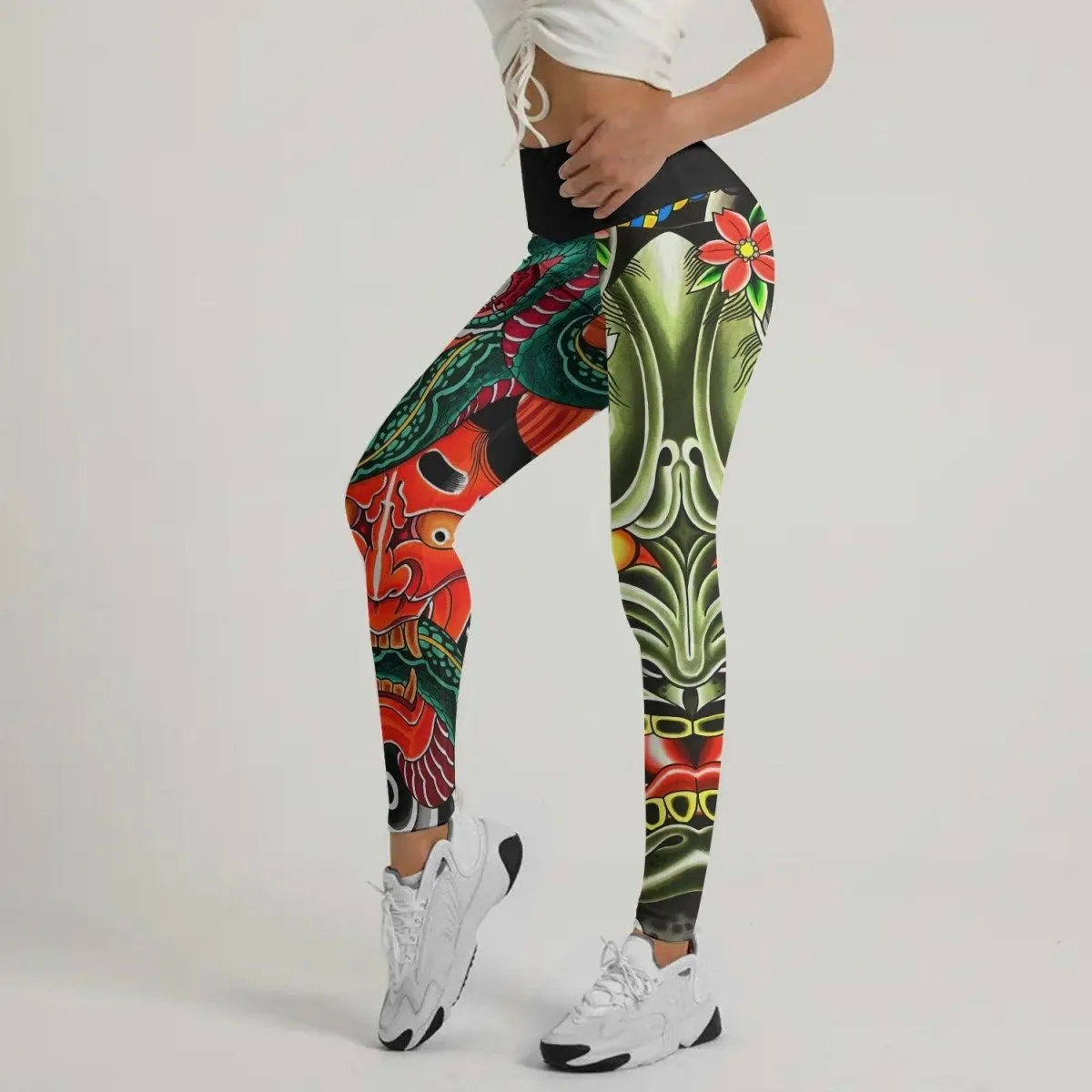Japanese Viper Oni Leggings