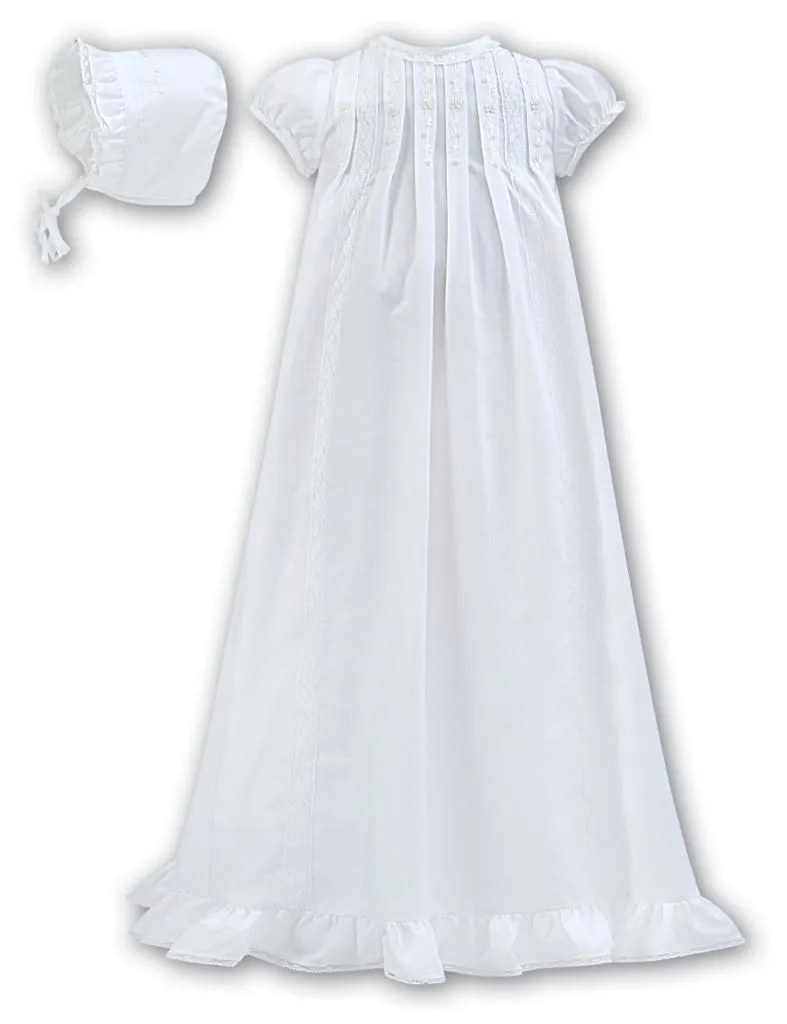 Lana Christening robe & bonnet