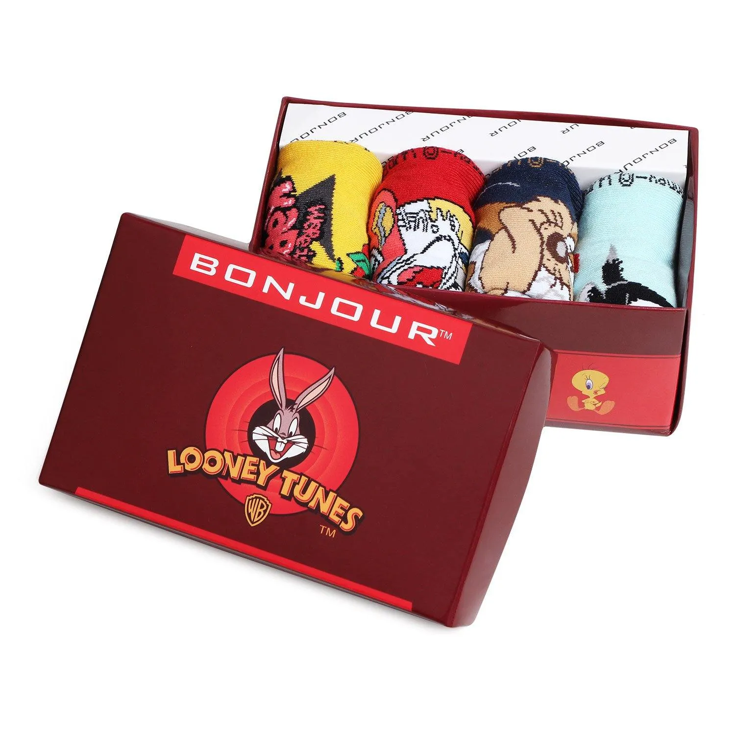 Looney Tunes Socks For Kids - Pack Of 4