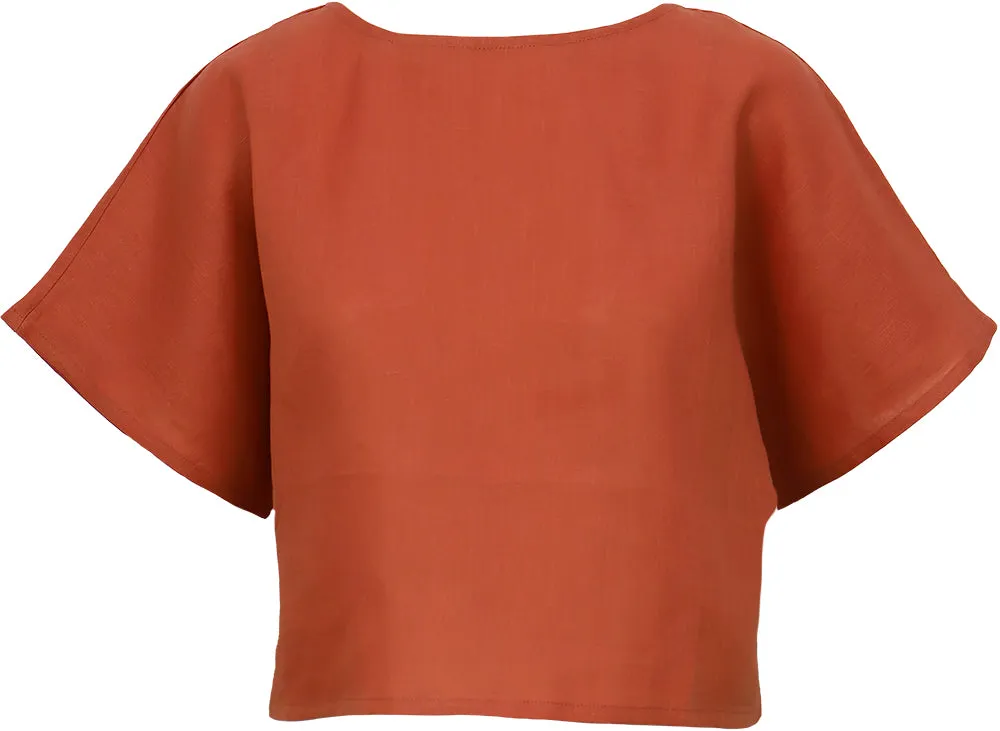 LUCY PARIS Nicole Woven Top