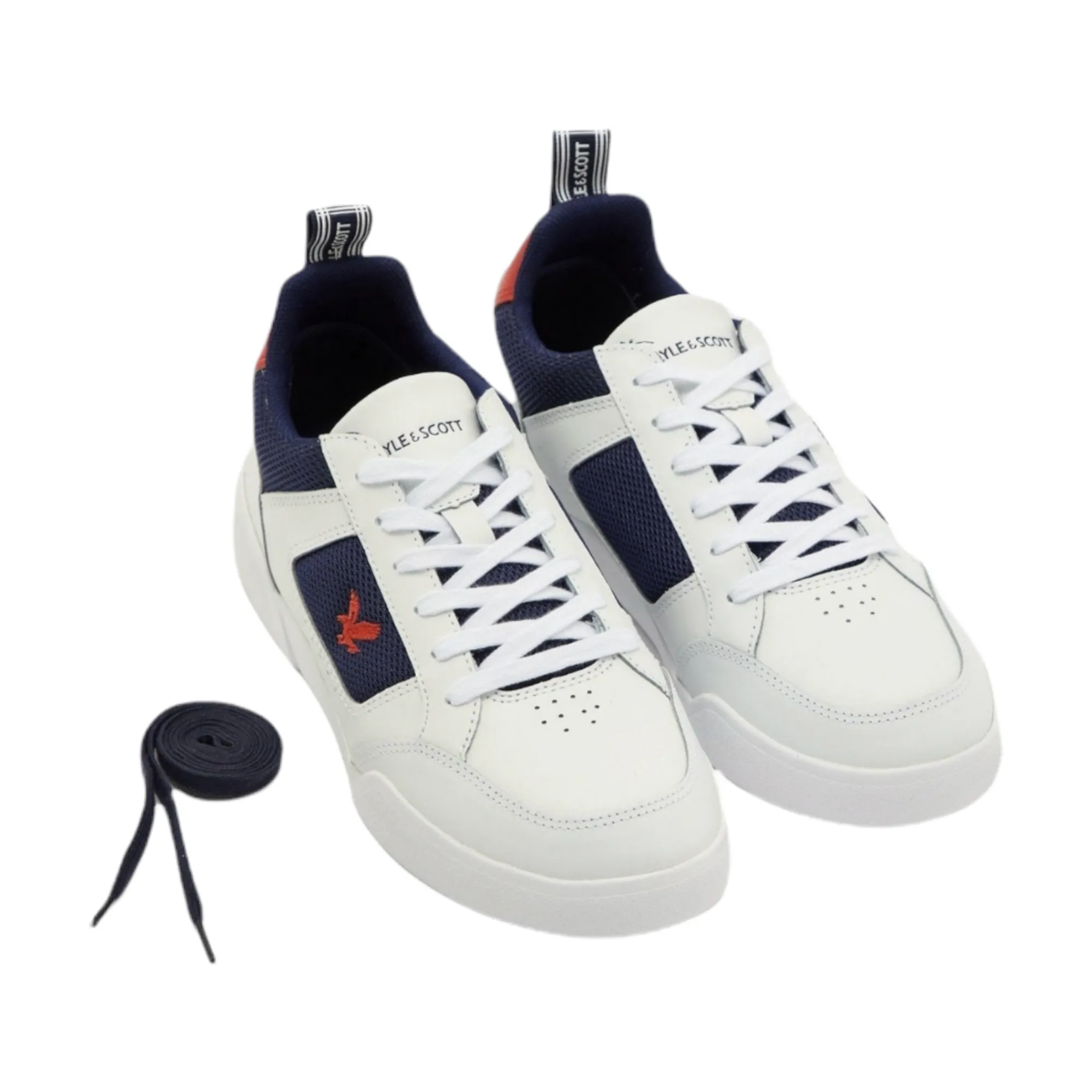 Lyle and Scott Gilzen Trainer - White / Navy / Red