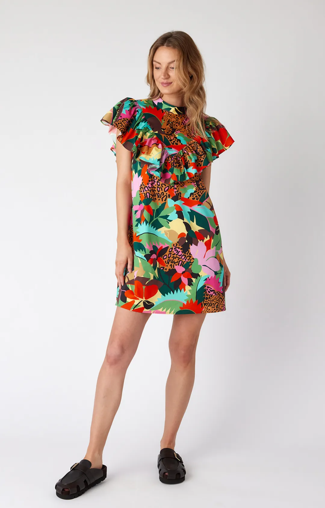 Maddyn Dress | Jungle Cat