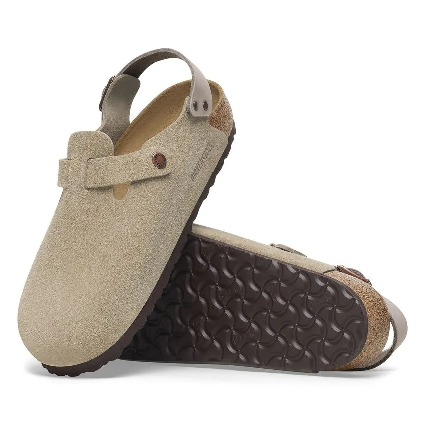 Men's Birkenstock Tokio Clog - Taupe Suede