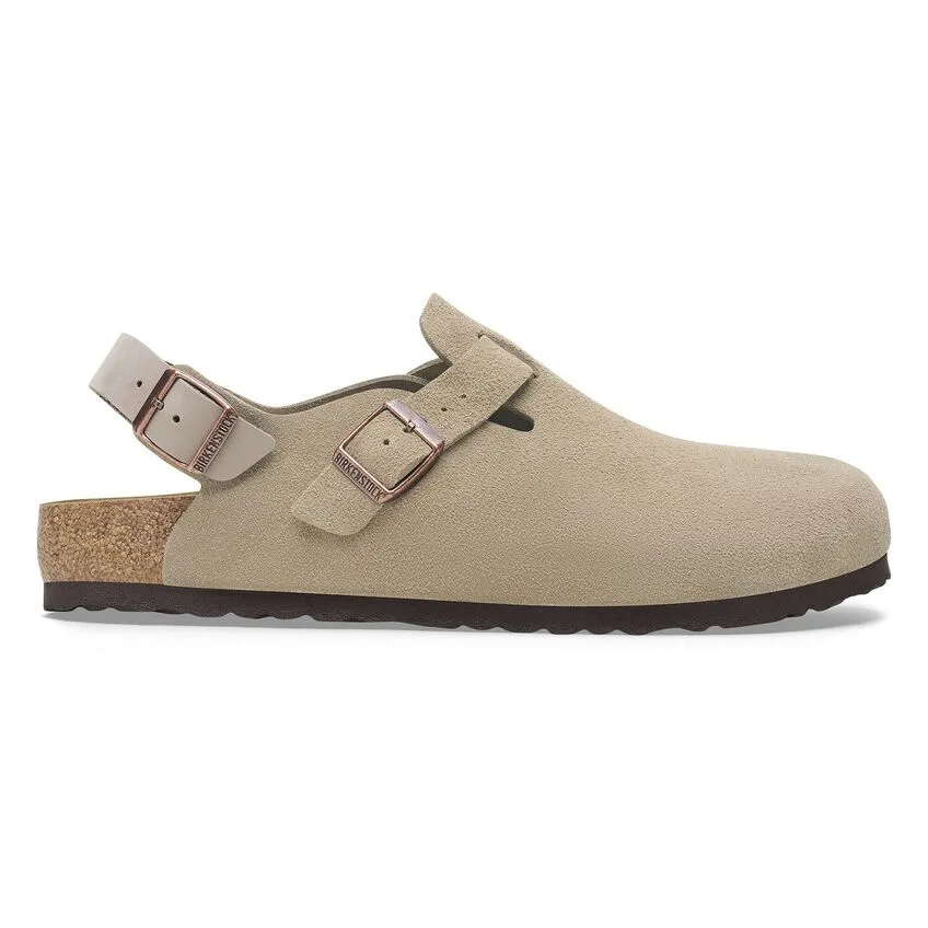 Men's Birkenstock Tokio Clog - Taupe Suede