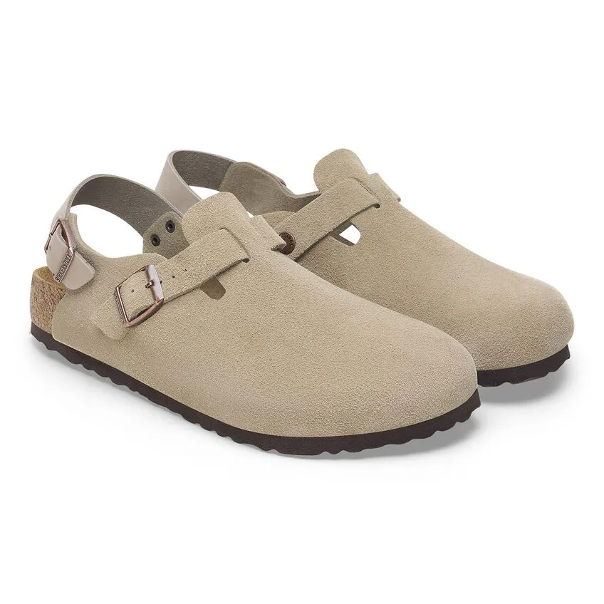 Men's Birkenstock Tokio Clog - Taupe Suede