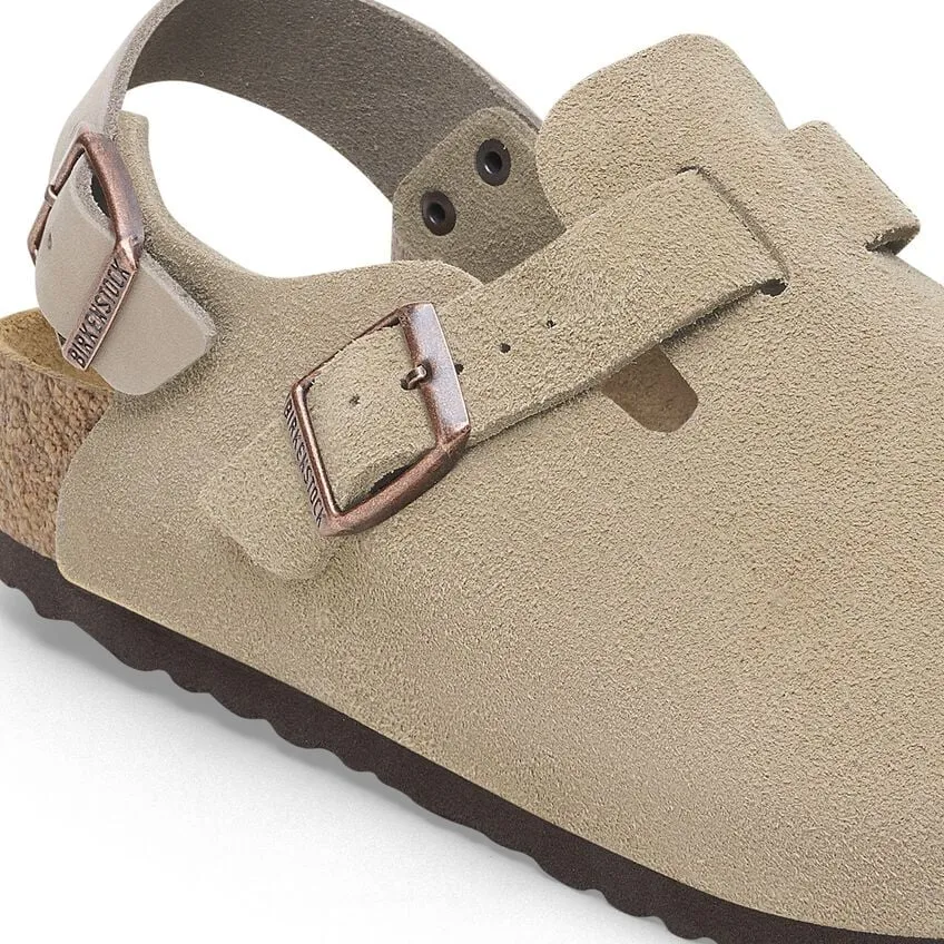 Men's Birkenstock Tokio Clog - Taupe Suede