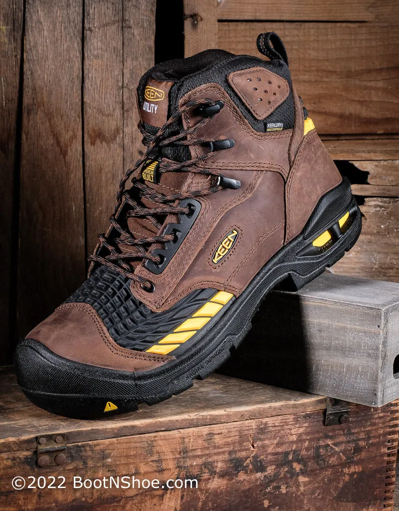 Men's Troy American Built Waterproof Carbon Fiber Toe Work Boots 1025696