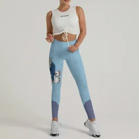 Moo Deng Hippo Choke Leggings