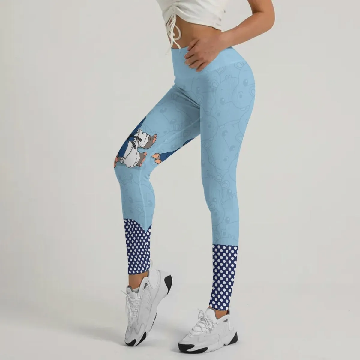 Moo Deng Hippo Choke Leggings