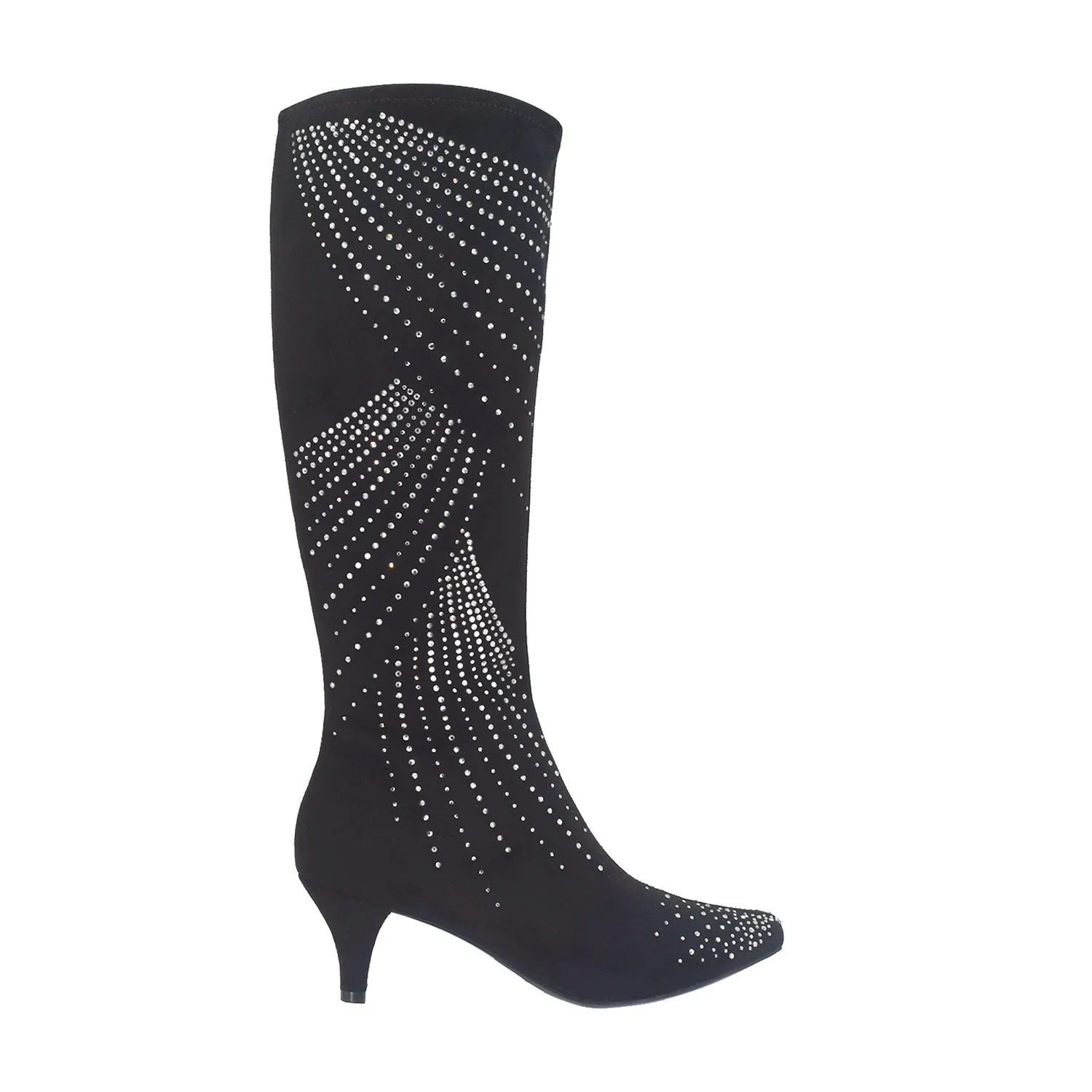 Namora Sparkle Stretch Boot with Memory Foam