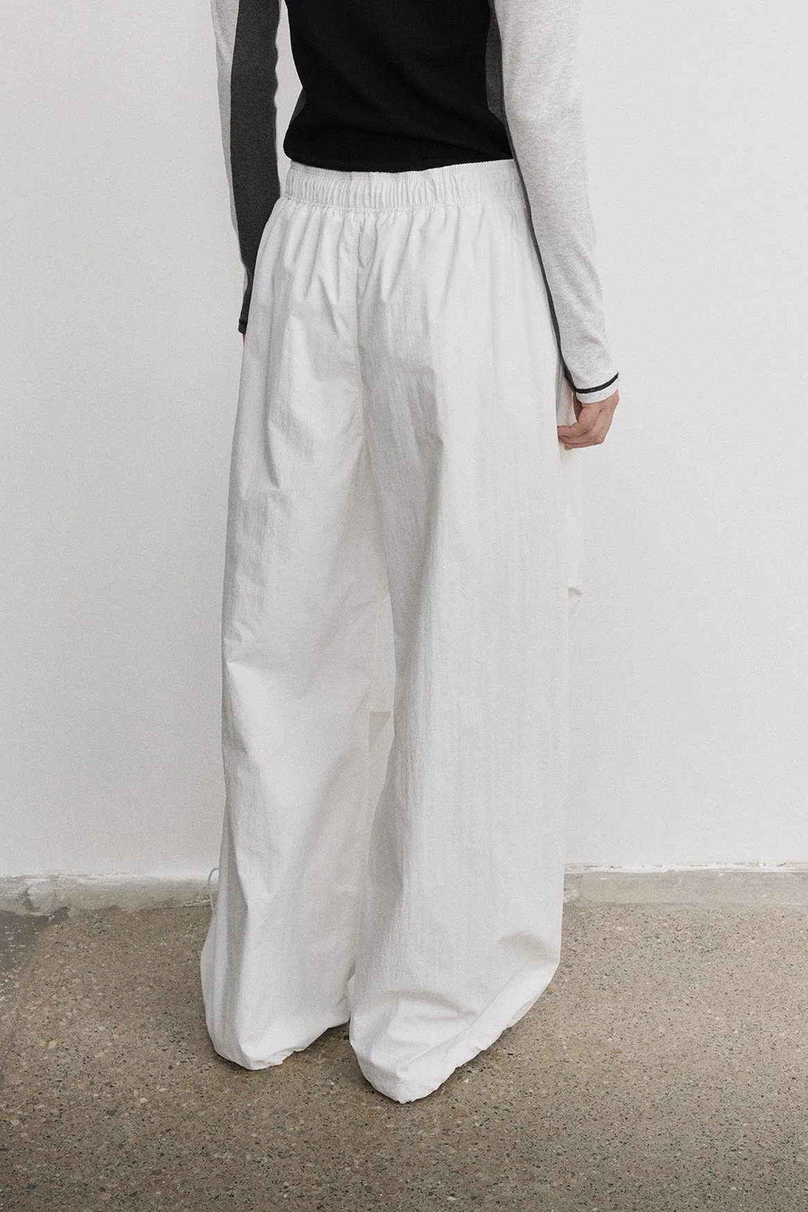 Nylon functional relaxed fit parachute pants | 3 color