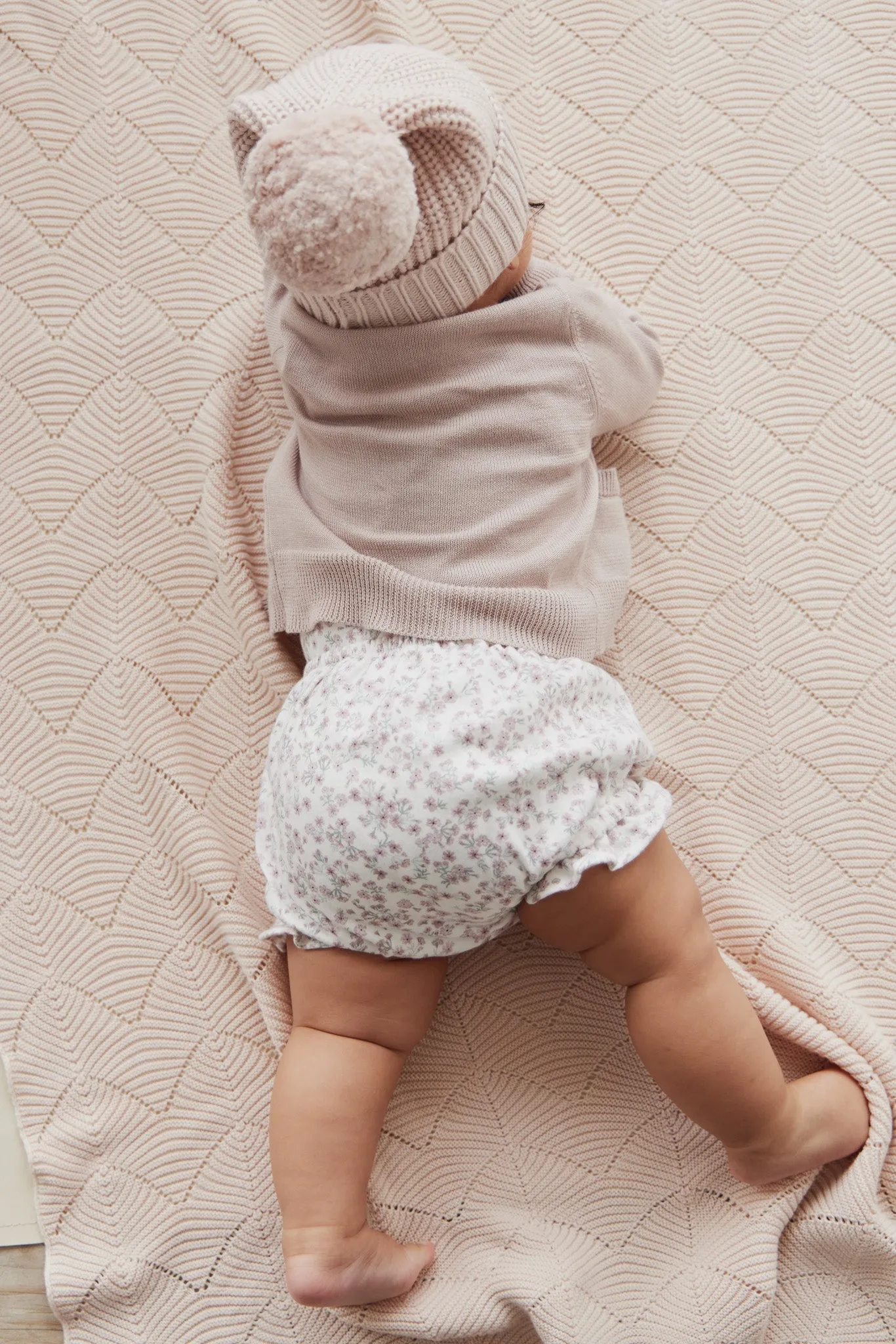 Organic Cotton Frill Bloomer - Posy Floral