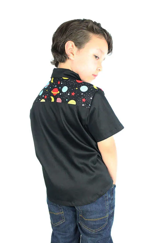 Outer Space Boy's Snap Top #BTOS-604