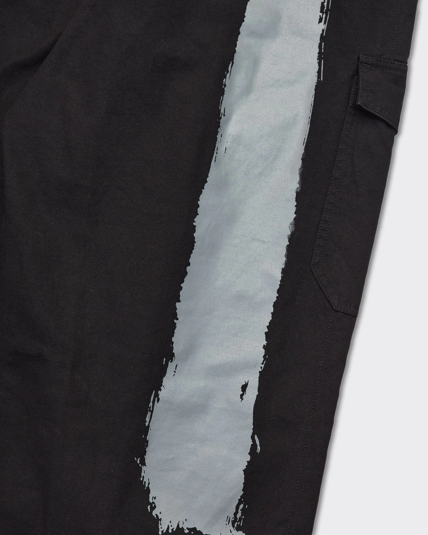 Pantalone Evisu & Hand Brush Daicock Print Nero