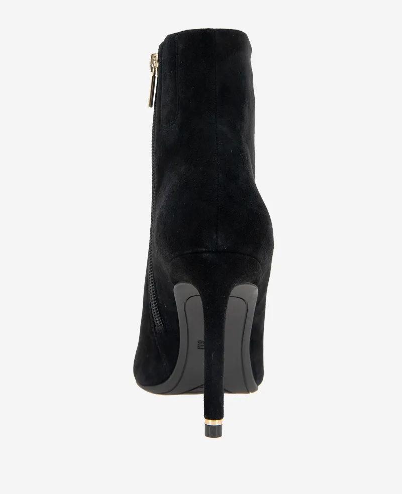 Quincy Suede Heel Bootie