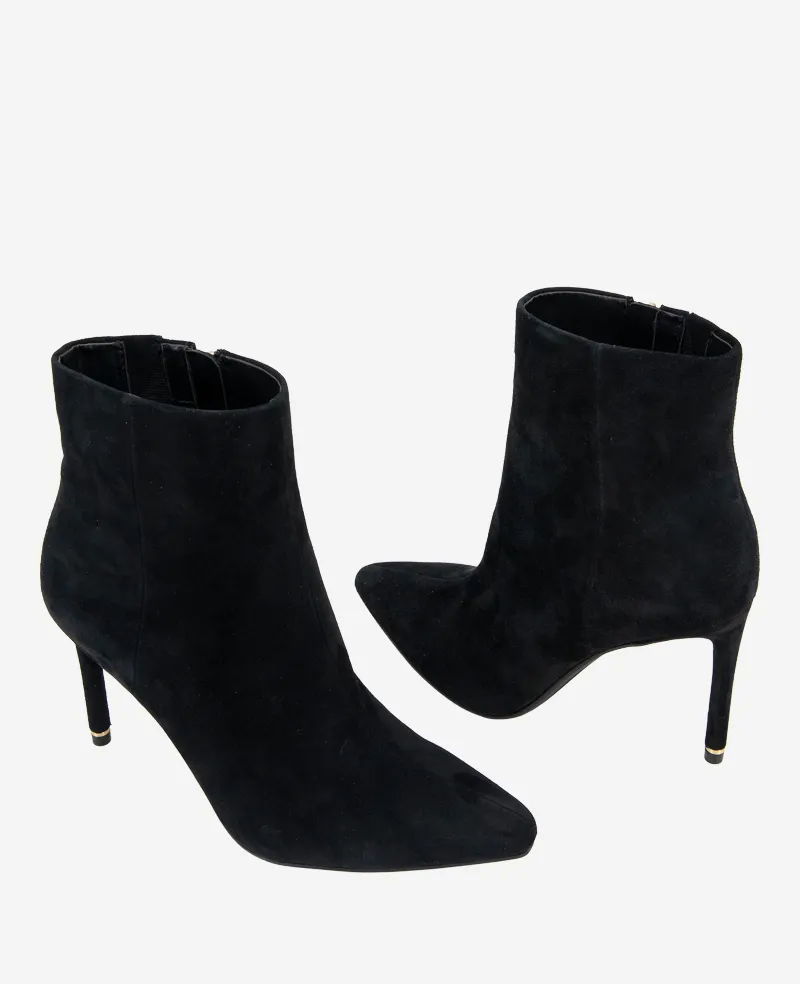 Quincy Suede Heel Bootie