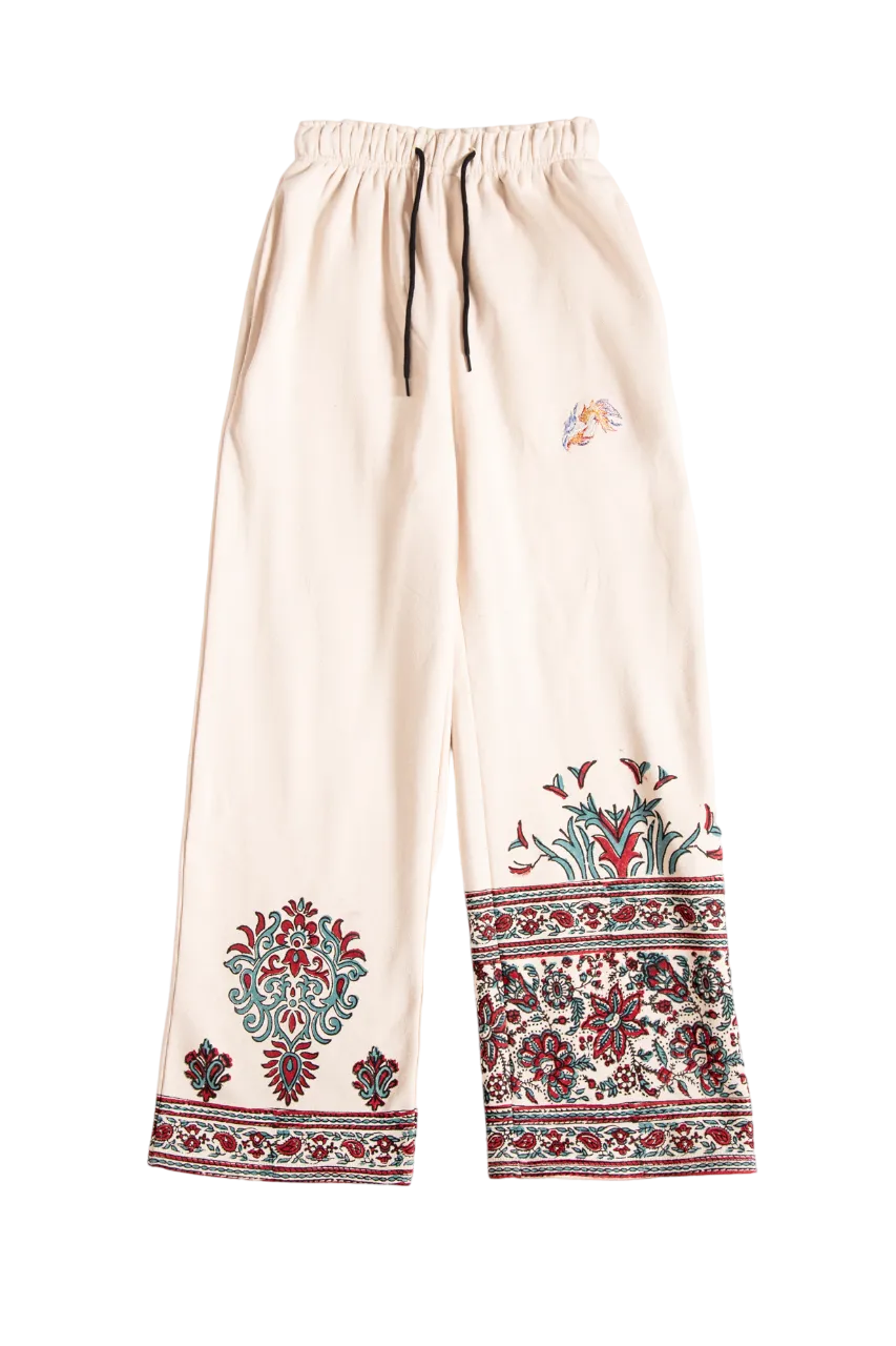 "KALAMKAAR" V3 HAND BLOCK PRINT SWEATPANTS