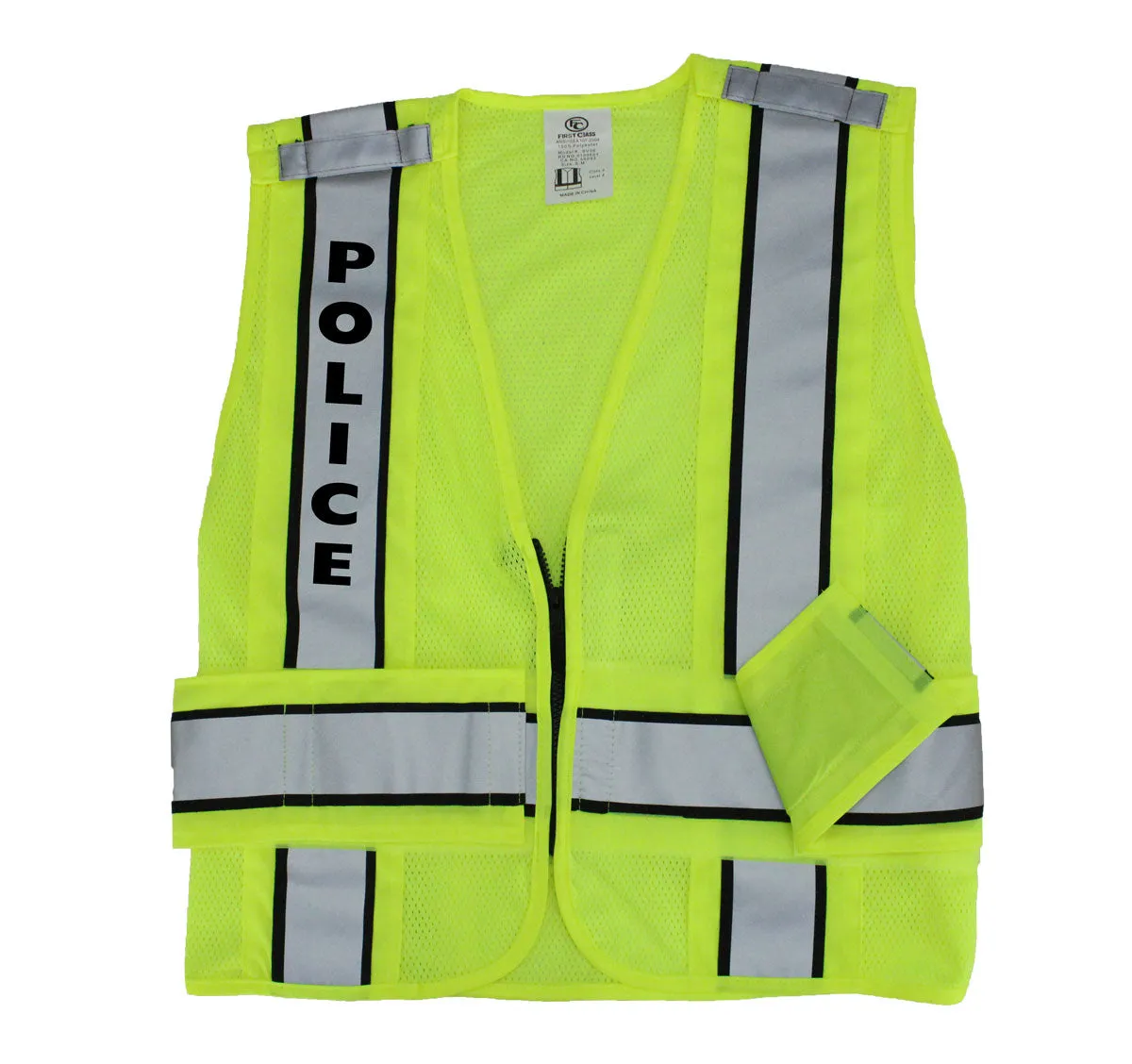 Reflective Duty Vests Plain and ID (Lime Green)