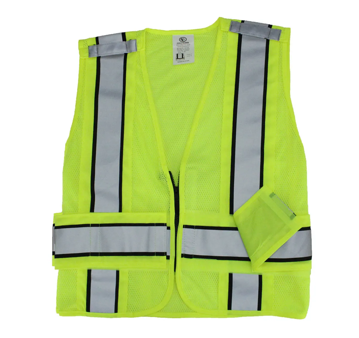 Reflective Duty Vests Plain and ID (Lime Green)