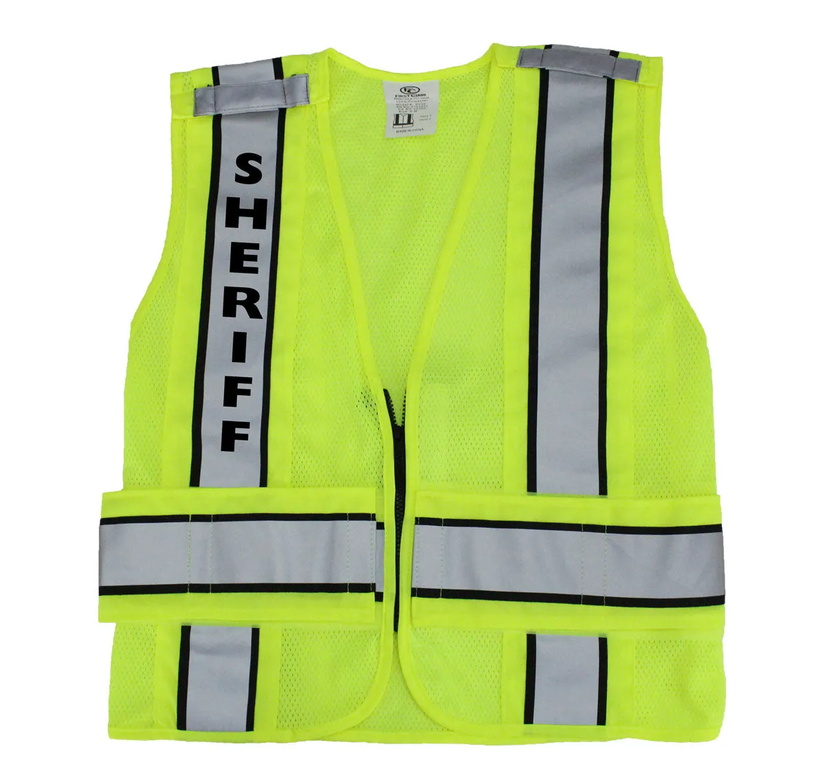 Reflective Duty Vests Plain and ID (Lime Green)
