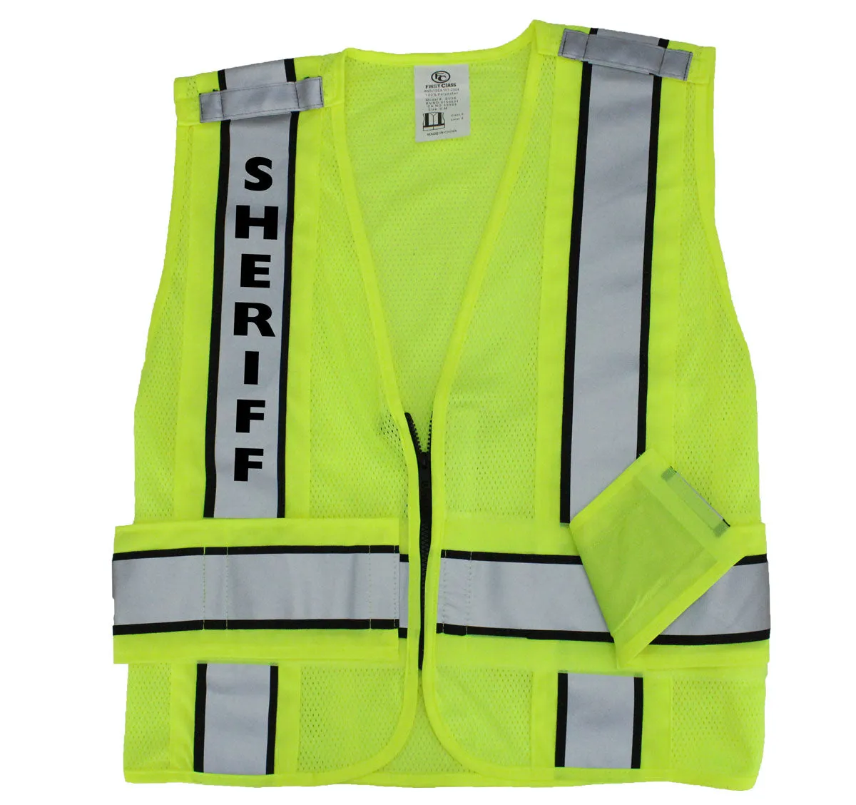 Reflective Duty Vests Plain and ID (Lime Green)