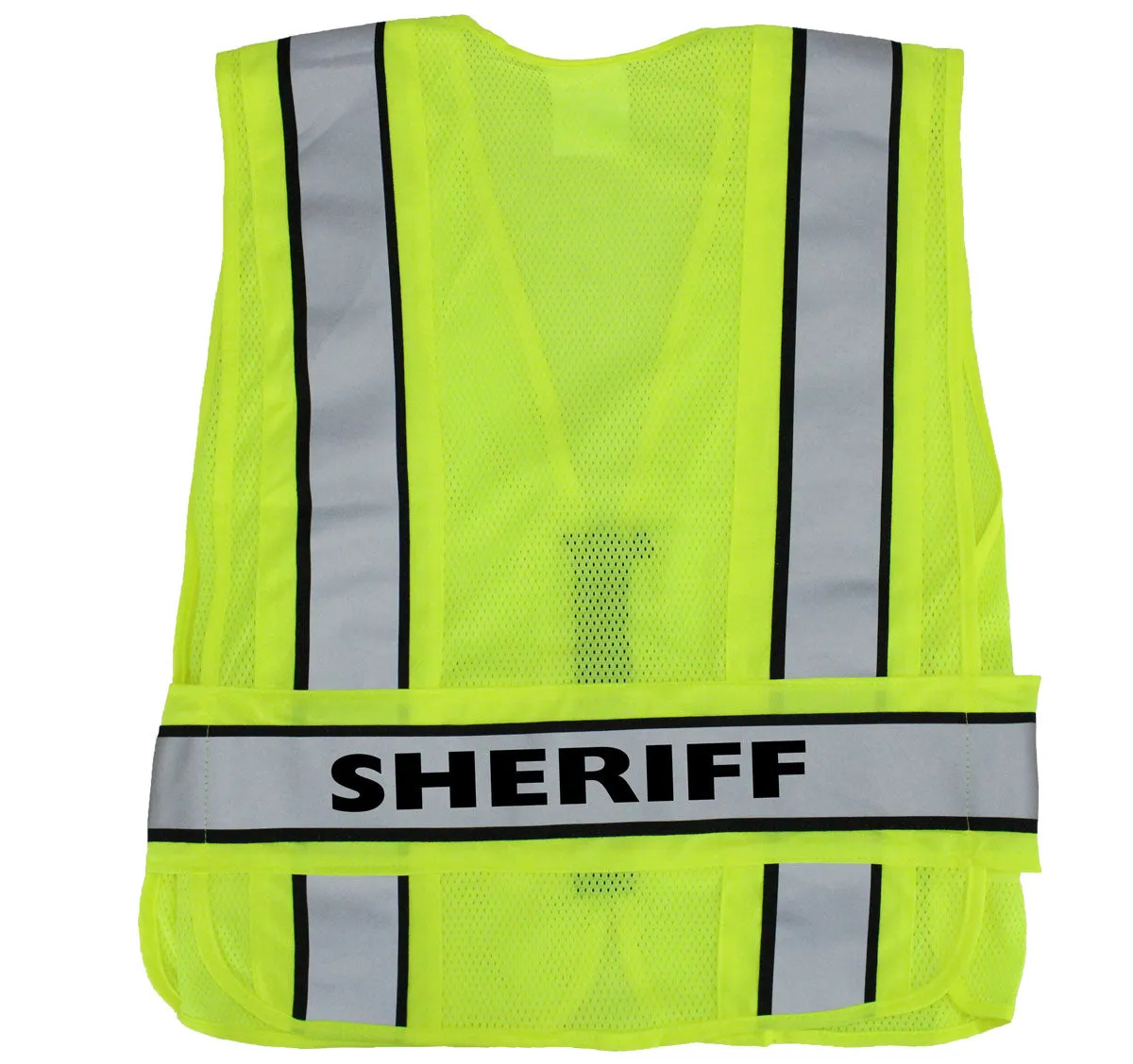 Reflective Duty Vests Plain and ID (Lime Green)