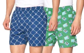 Romano nx Men's 100% Cotton Boxers/Shorts - Combo (Pack of 2)