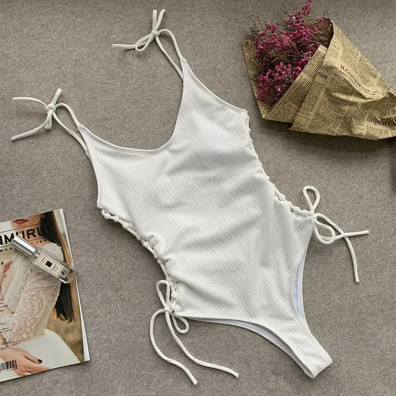 Side Tie One Piece Laura