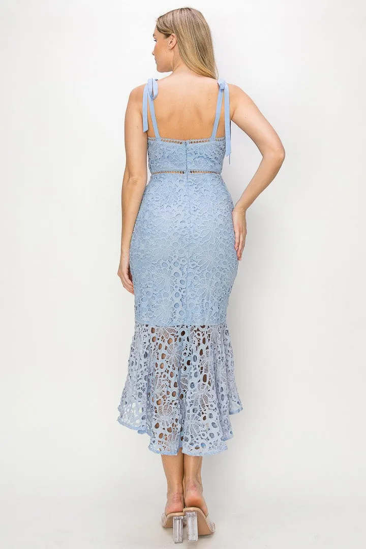 SOPHIA DRESS I Powder Blue