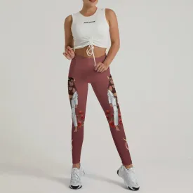 Taurus Mom Zodiac Fighter Leggings