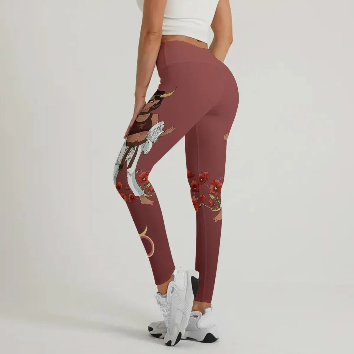 Taurus Mom Zodiac Fighter Leggings