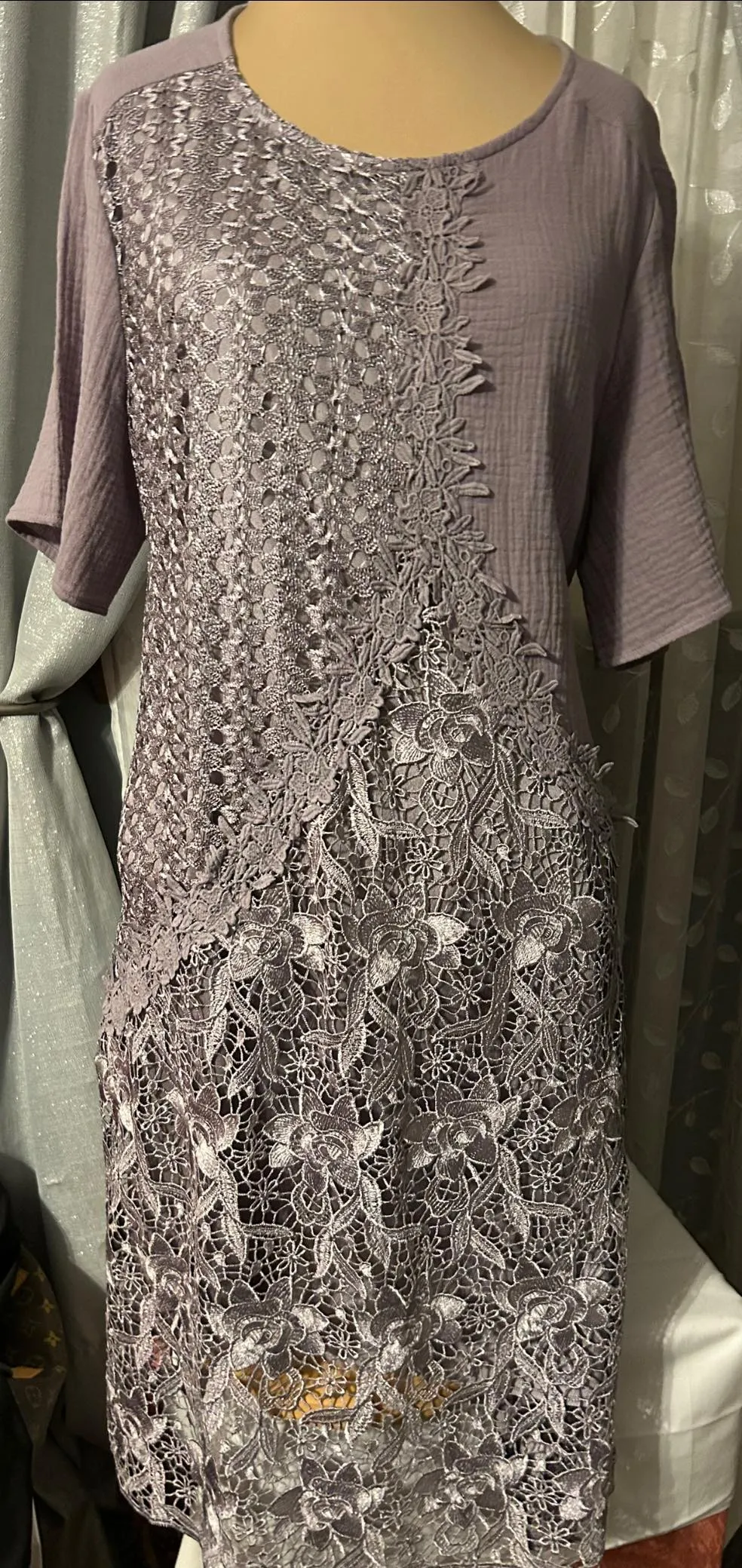 Tendency Mixed Pattern Dress