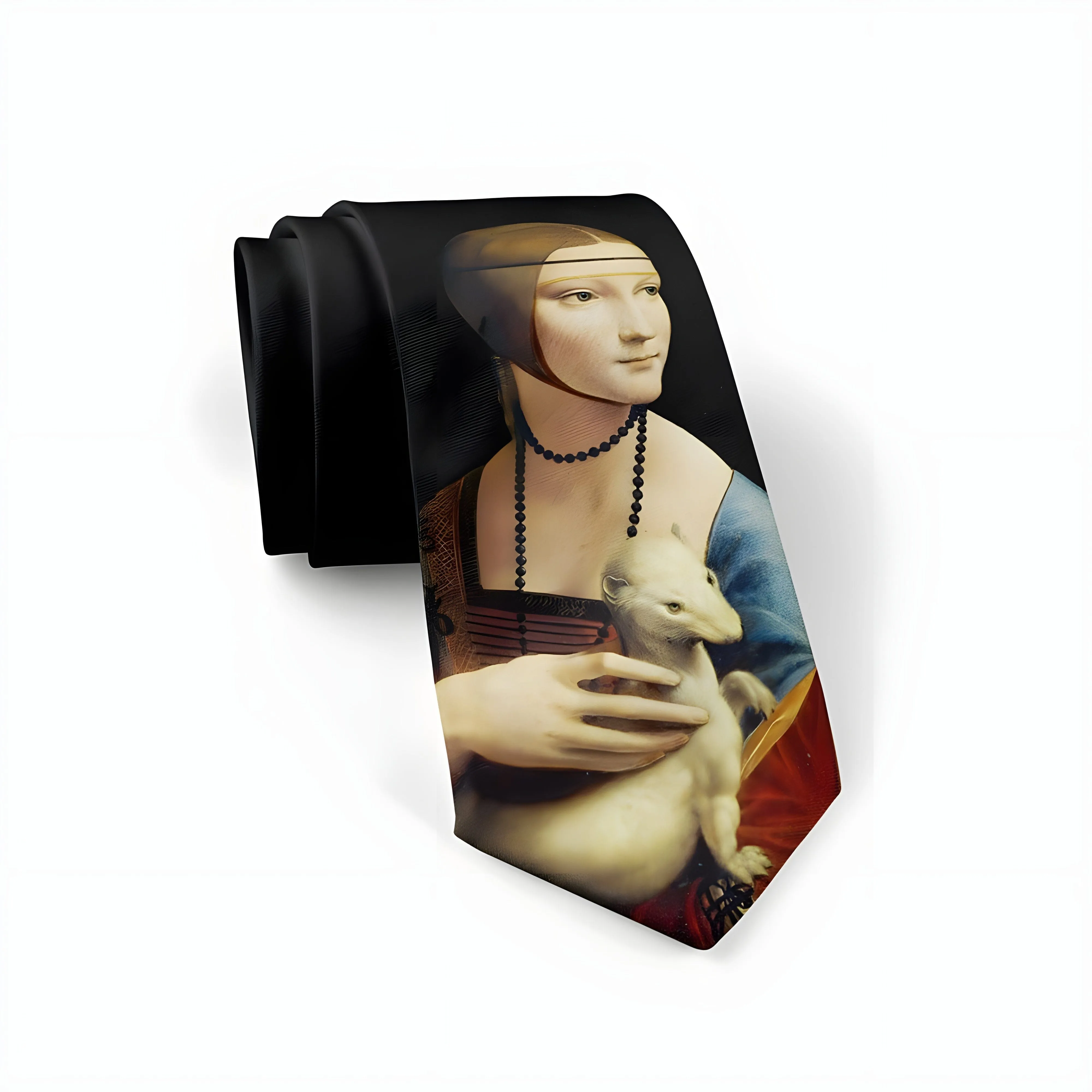 The Lady With An Ermine Neck Tie