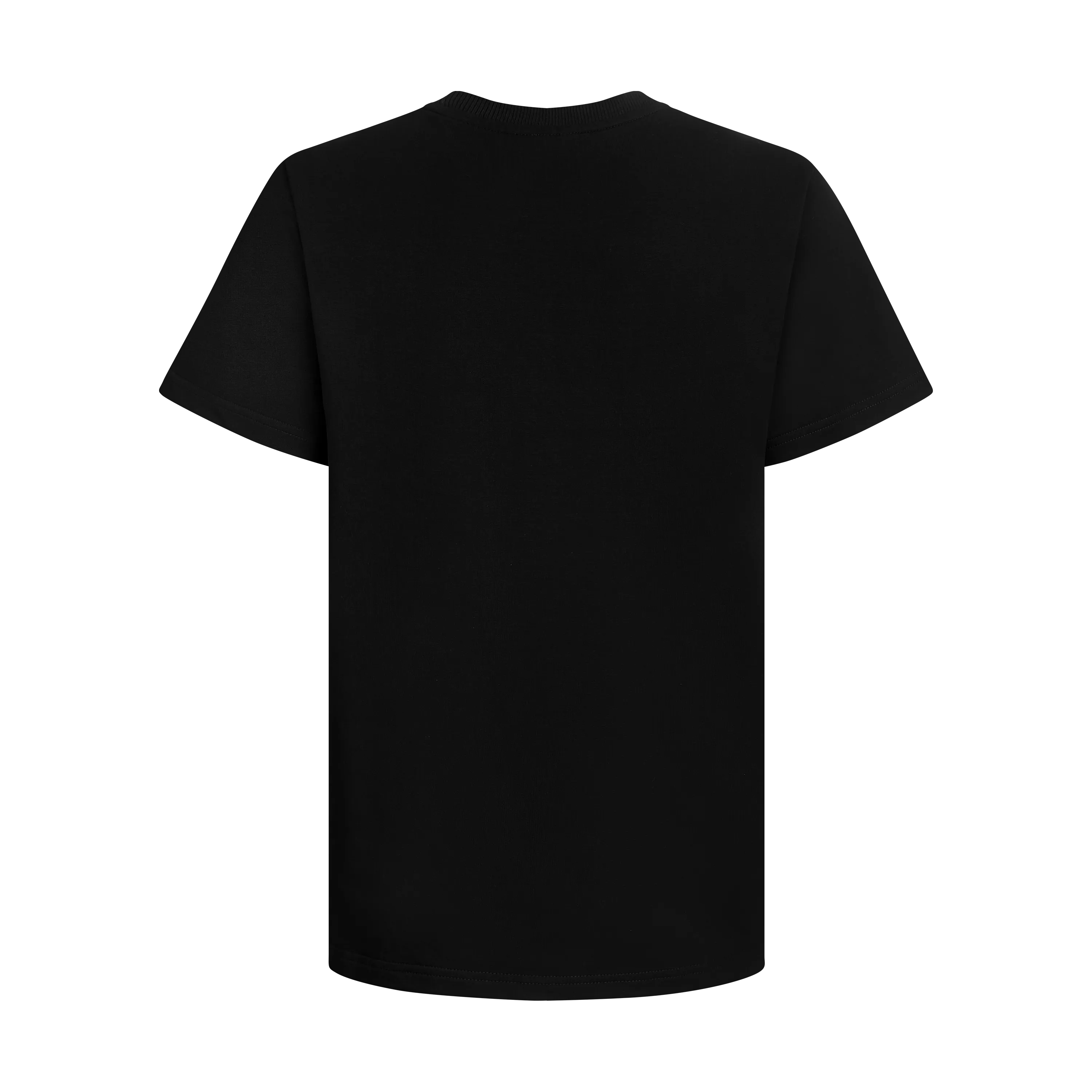 THE SUEDE LOGO TEE-BLACK