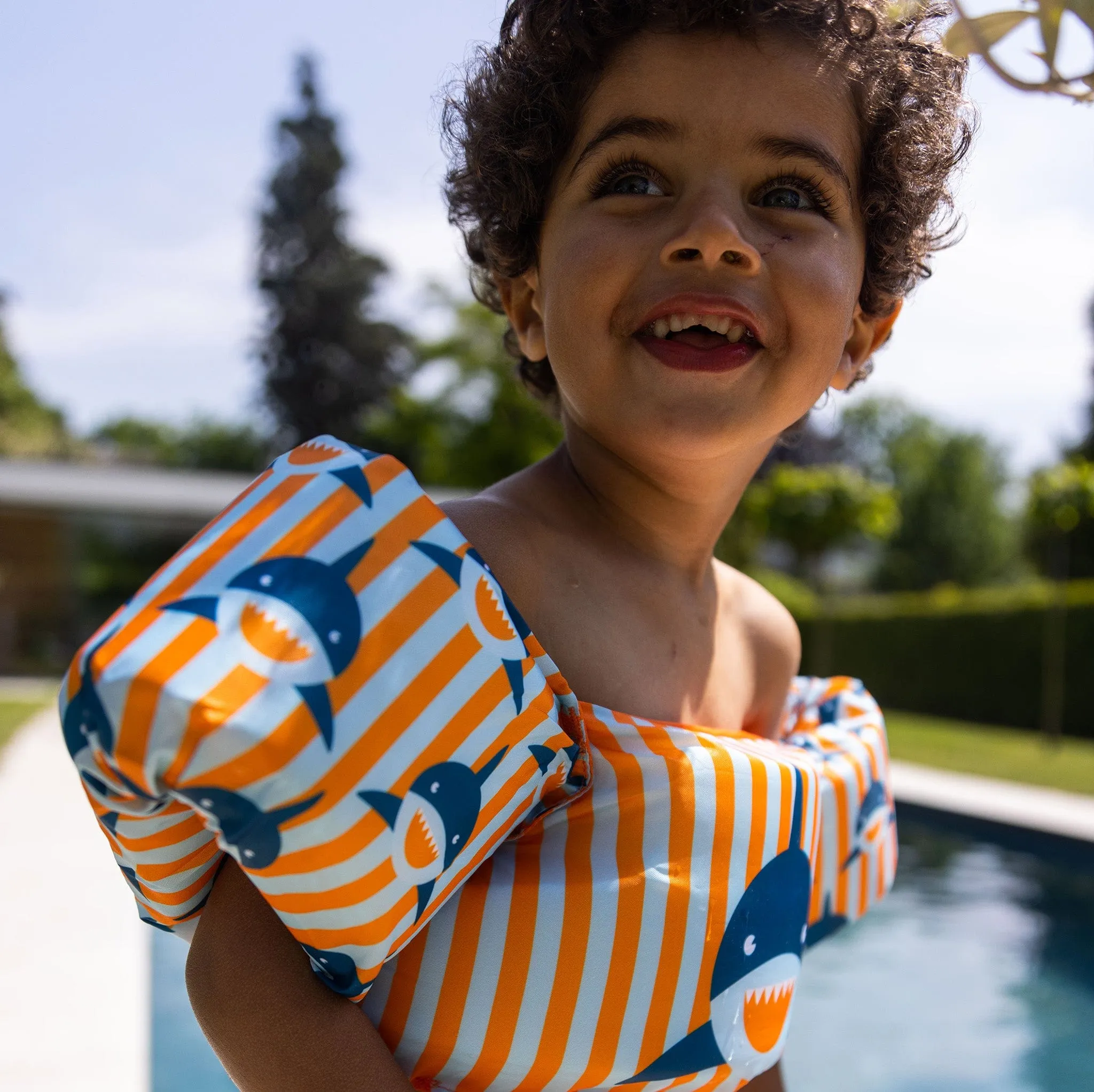 Tropical Shark | Multicolored Puddle Jumper 2-6 years
