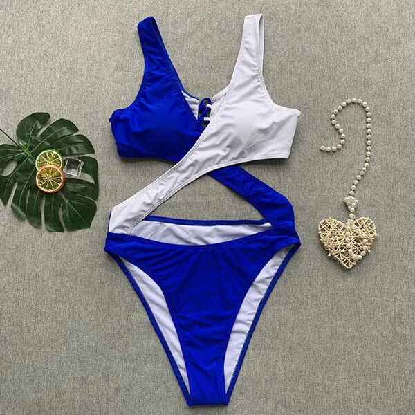 Twisted Strap One Piece Emily