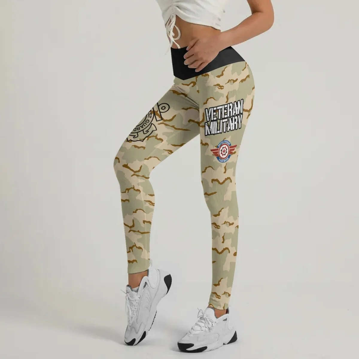 USA Coast Guard Veteran Leggings
