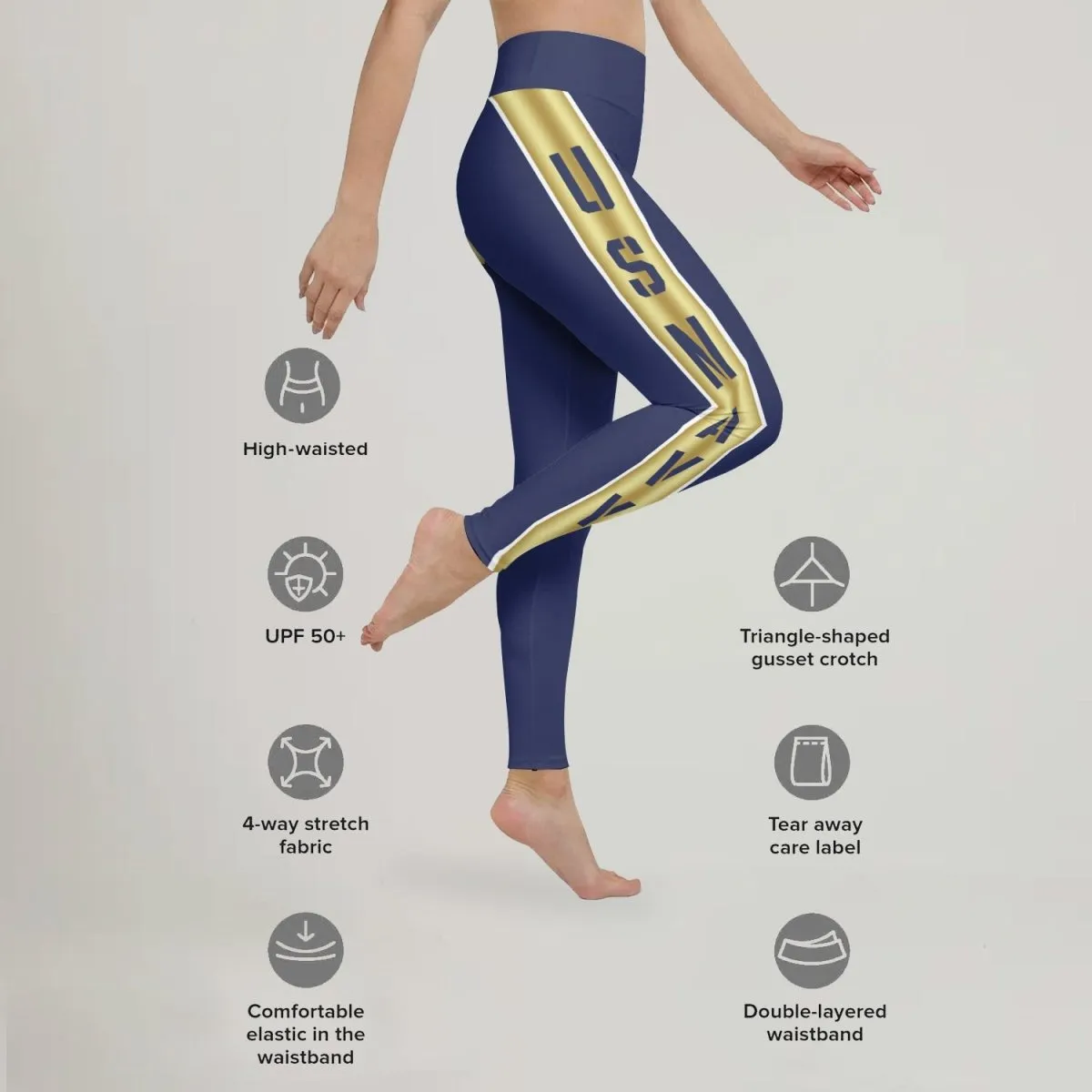 USA Navy Veteran Leggings