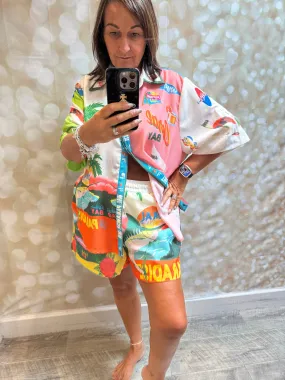 Vacay 2 Piece Short/Shirt  Set