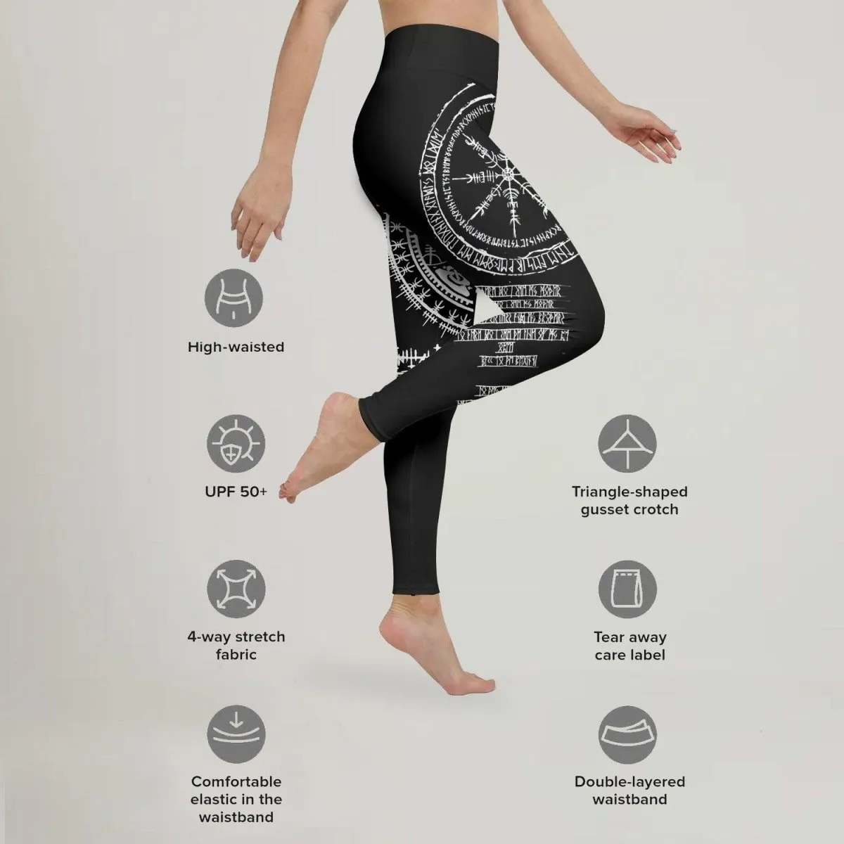 Vikings Shield Runes Leggings