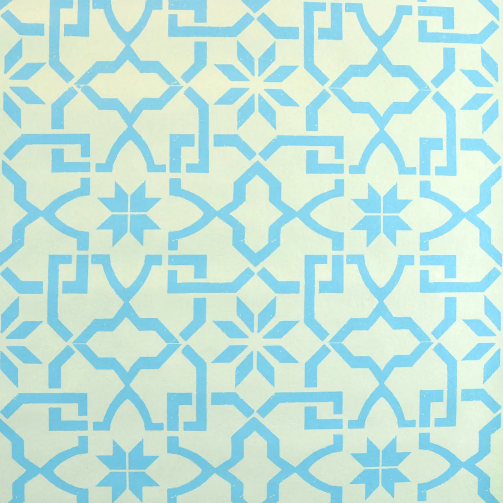 Walter Knabe Small Agean Hand Printed Wall Covering
