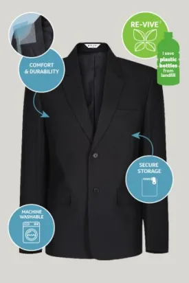 WMG ACADEMY BOYS SUIT JACKET - BLACK