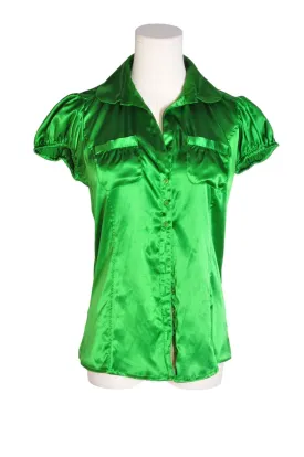 ZARA Women Blouses Regular fit in Green - M