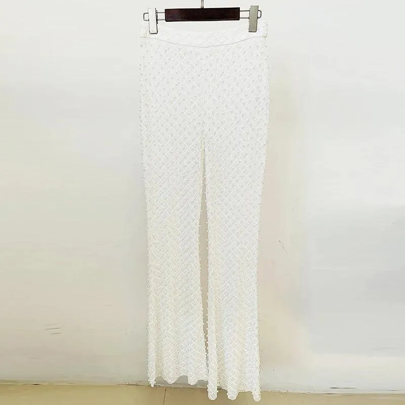 Zoey Beaded Pearls Pants